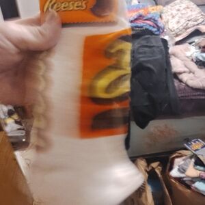 Happy Socks Cream and Orange Casual Socks